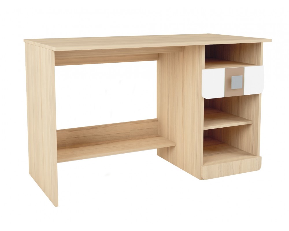 Стол письменный Стиль с ящиками Кофе с молоком-2