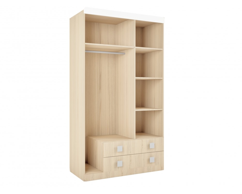 Шкаф двухдверный Стиль Кофе с молоком-2