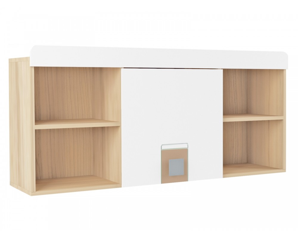 Полка навесная малая Стиль Кофе с молоком-0