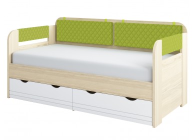 Кровать-тахта малая Стиль Лайм с подушками