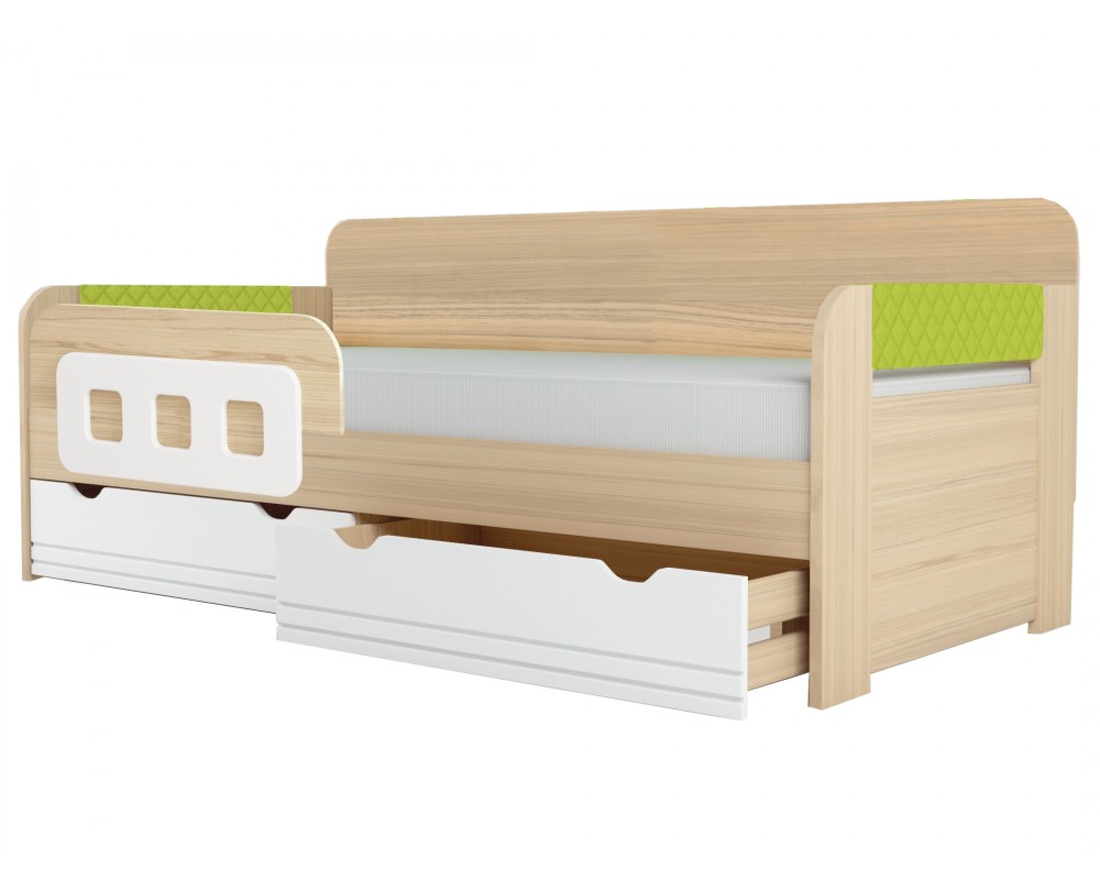 Кровать-тахта Стиль Лайм с бортиком-0