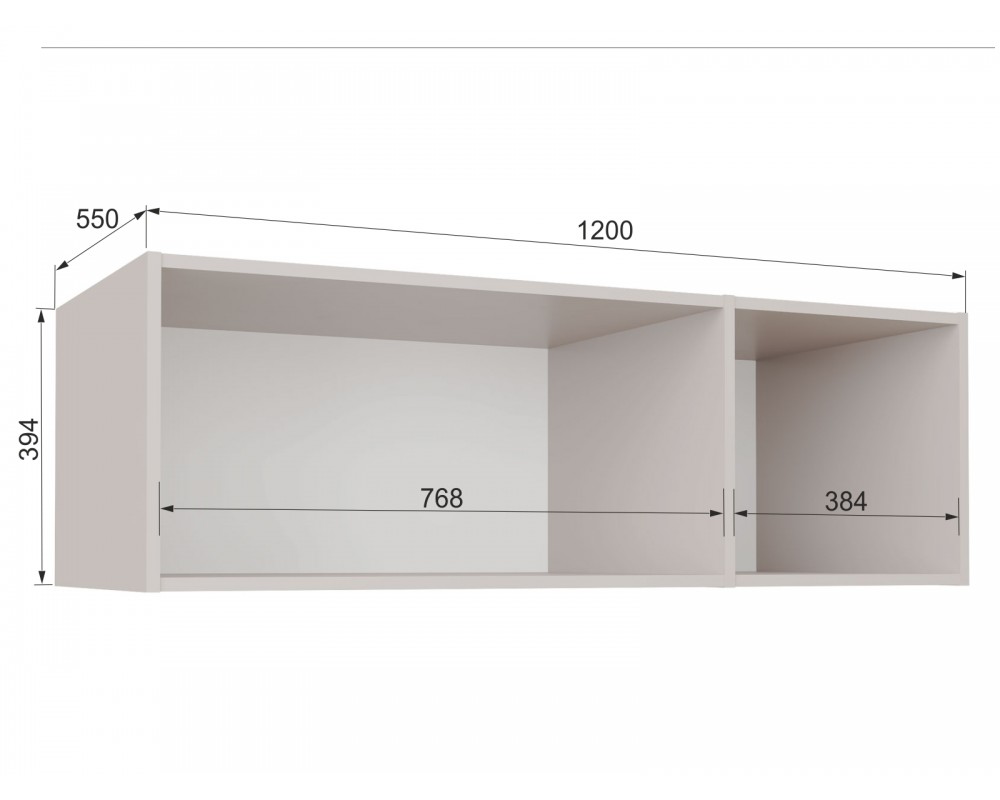 Антресоль кашемир 1200 Чарли-2