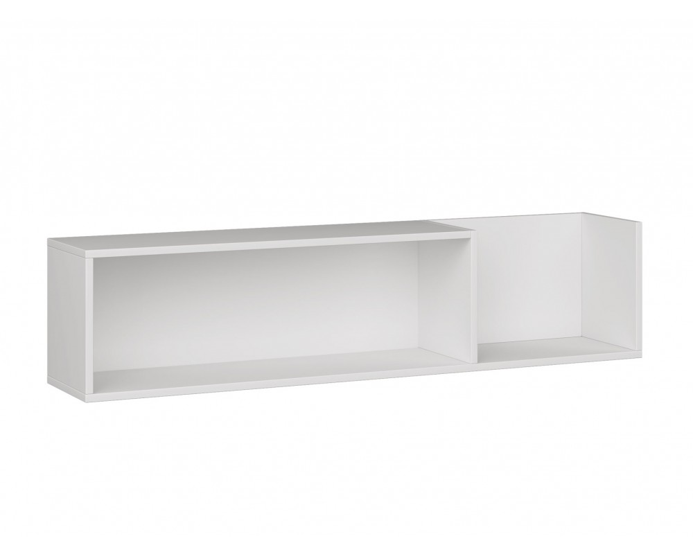 Полка навесная белая Чарли-1