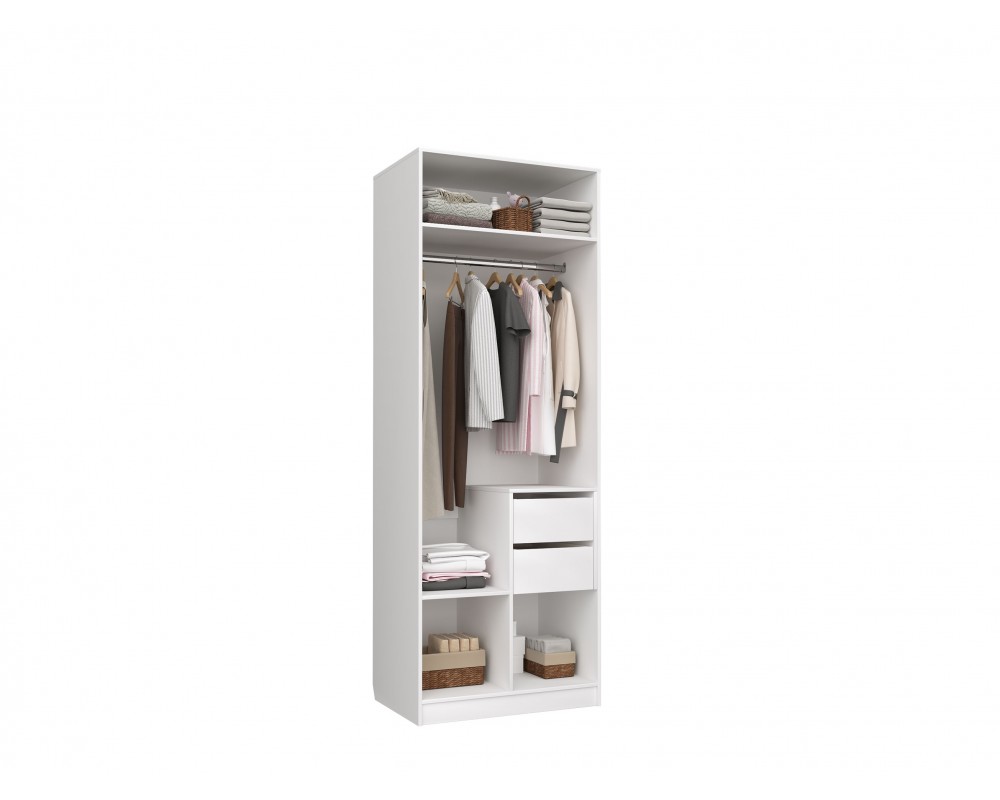 Шкаф двухдверный Чарли Белый-5