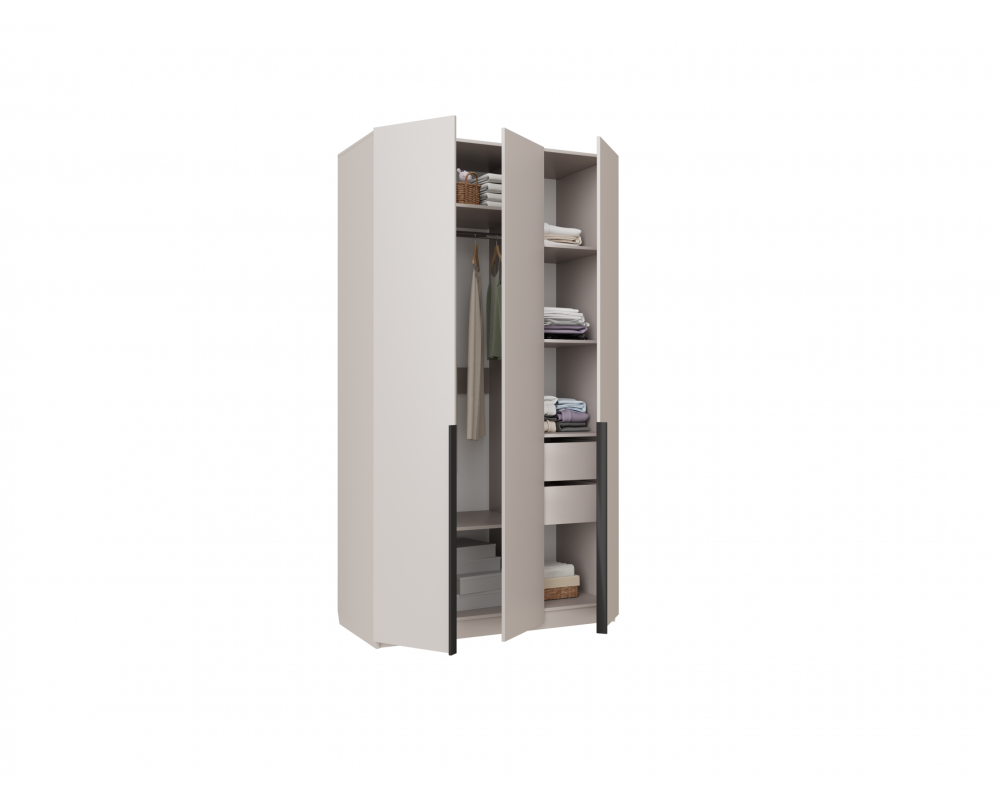 Шкаф трехдверный Чарли Кашемир-4