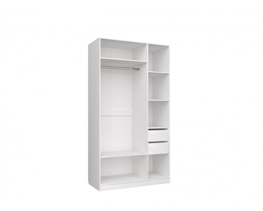 Шкаф трехдверный Чарли Белый-2