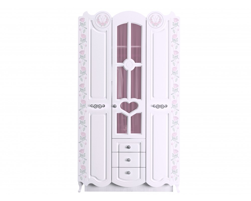 Шкаф трехдверный Розалия-1