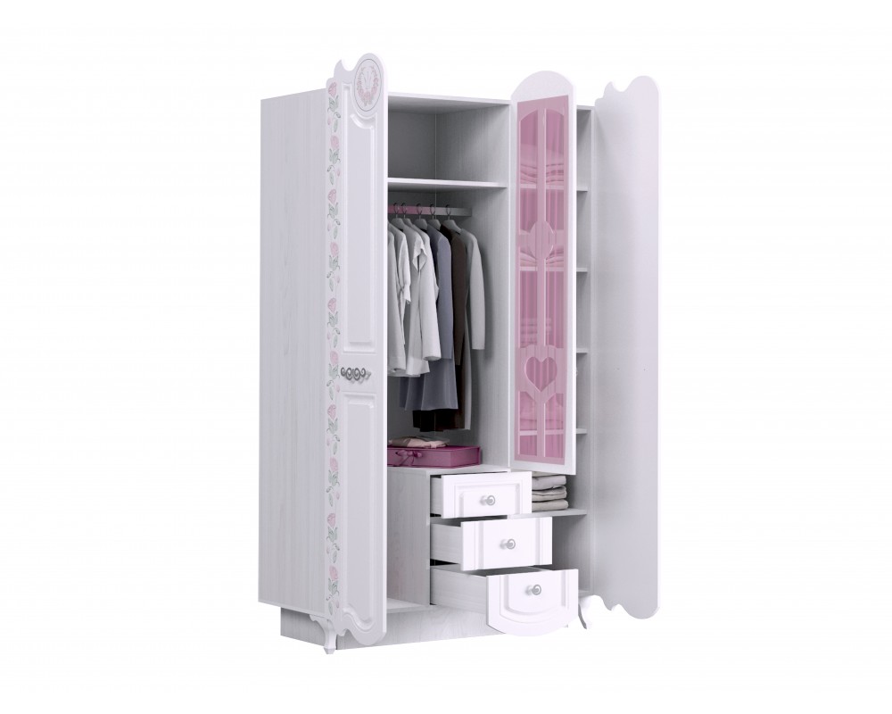 Шкаф трехдверный Розалия-3