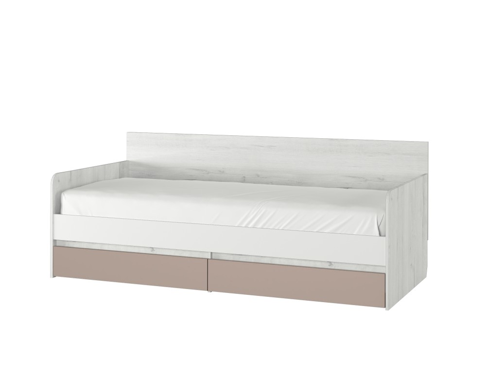 Кровать-тахта Зефир голубой с подушками с бортиком-7