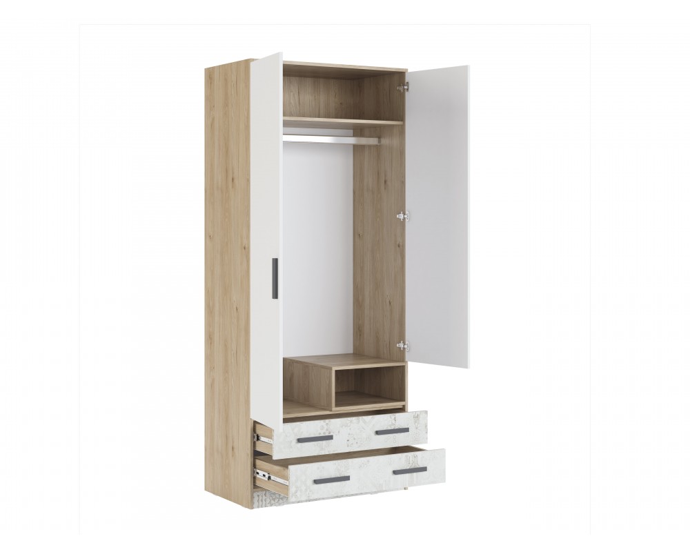 Шкаф двухдверный Алиса-1