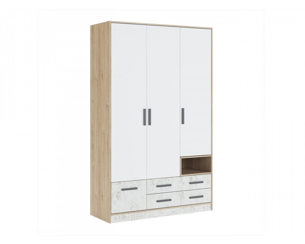 Шкаф трехдверный Алиса-0