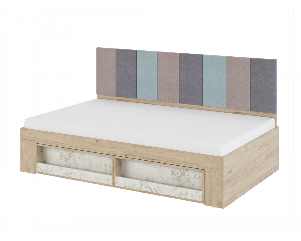 Кровать-тахта 1,2 Алиса с мягкой спинкой-0