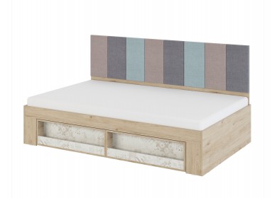 Кровать-тахта 1,2 Алиса с мягкой спинкой