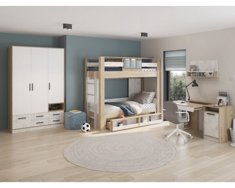 Шкаф трехдверный Алиса-2