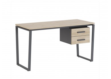 Стол письменный на металлокаркасе с тумбой Алиса