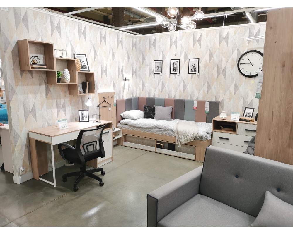 Кровать-тахта 1,2 Алиса с мягкой спинкой-1