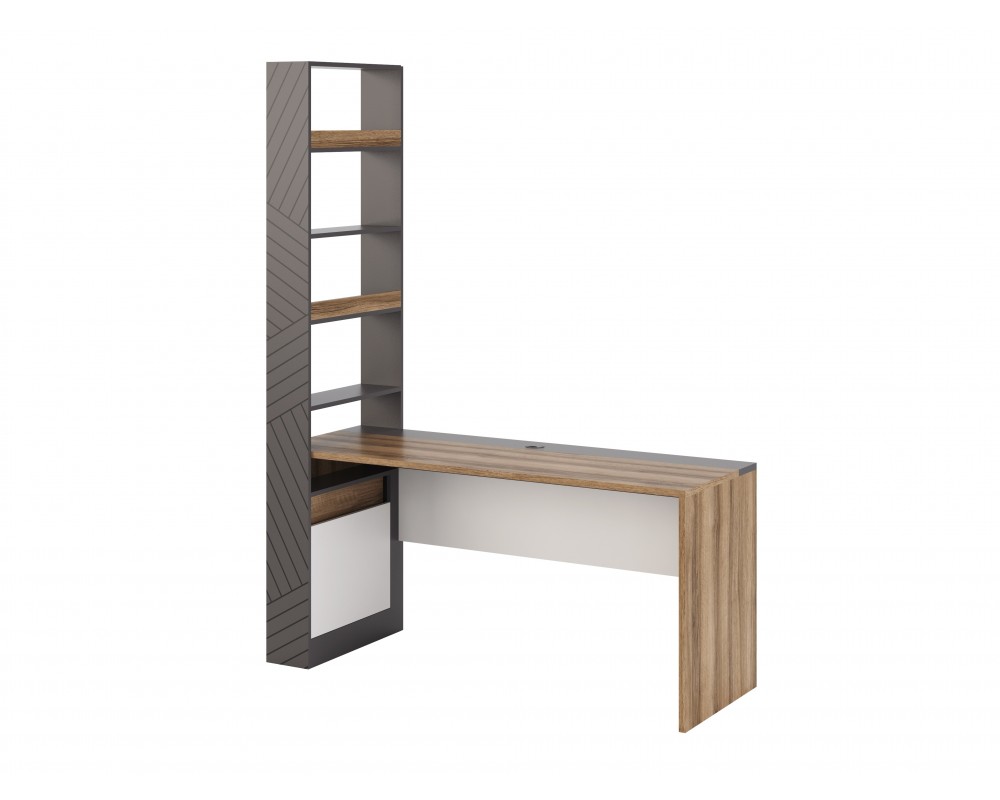 Стол письменный 1600 со стеллажом Гринвич-0