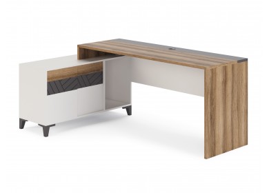 Стол письменный 1600 с большой тумбой Гринвич