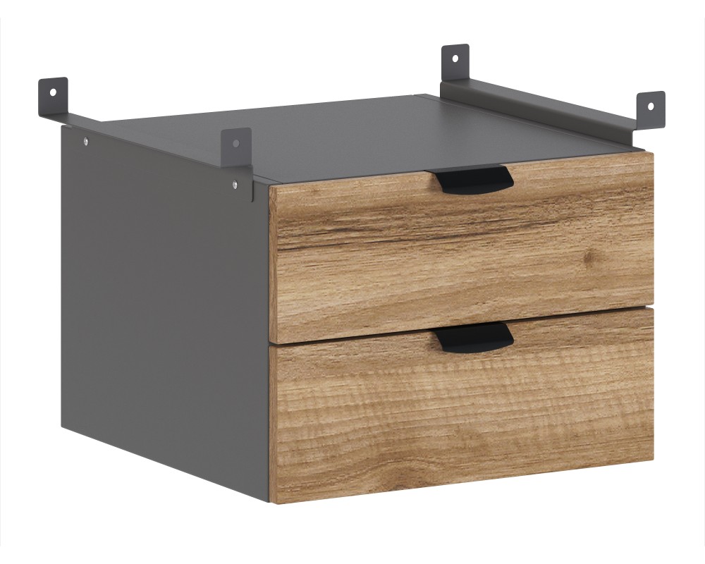 Стол письменный на металлокаркасе с тумбой Гринвич-5