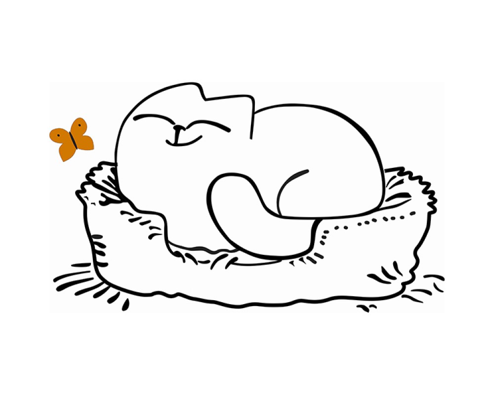 Кровать 2-уровневая Кот-5