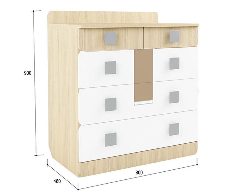 Комод Стиль Кофе с молоком-1