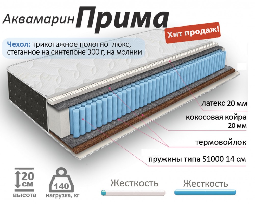 Матрас Аквамарин Прима-1